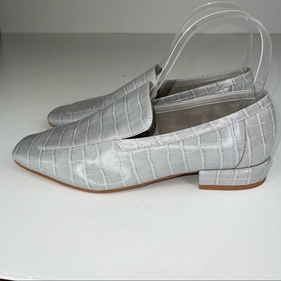 Jeffery Campbell Marko Gray Crocodile Loafer 7.5 - Picture 6 of 11